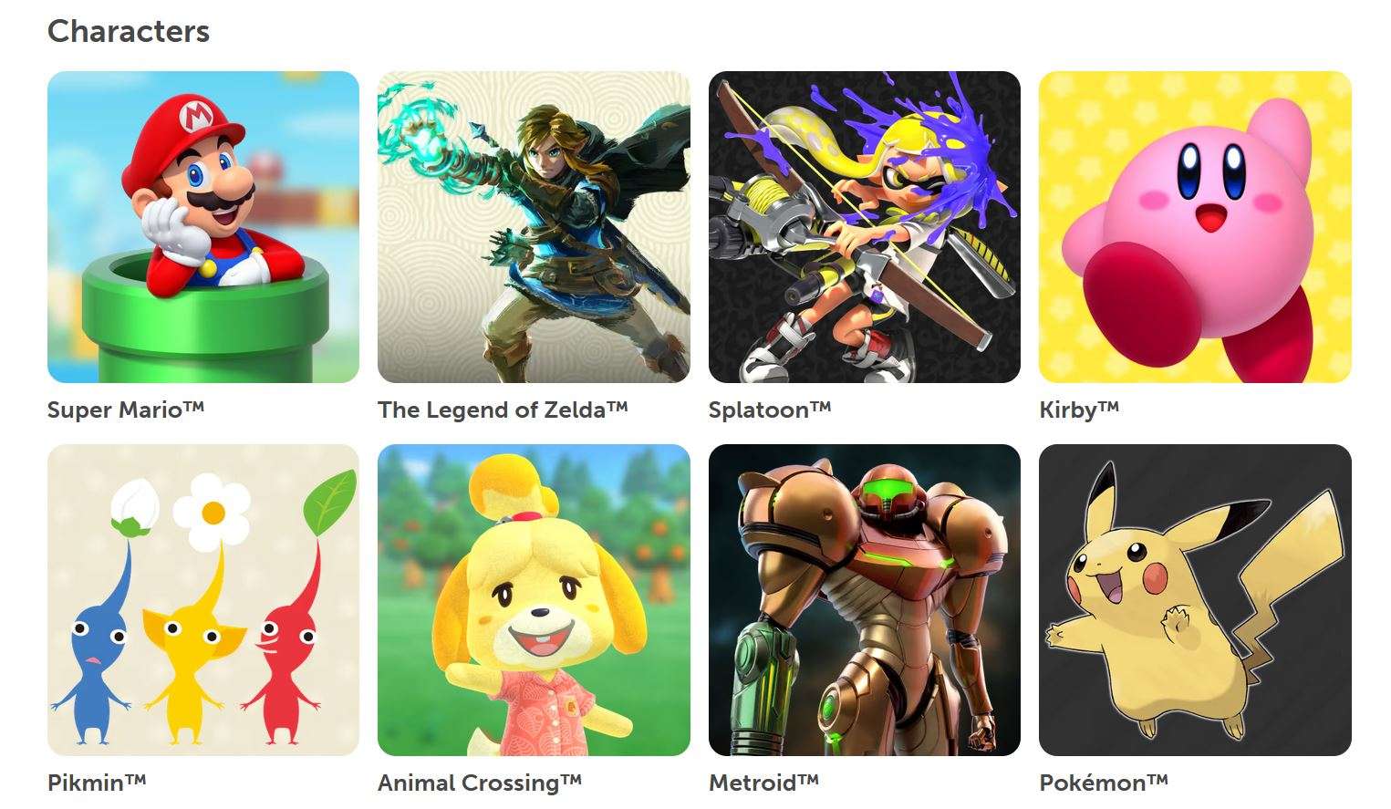 Nintendo top-selling franchises