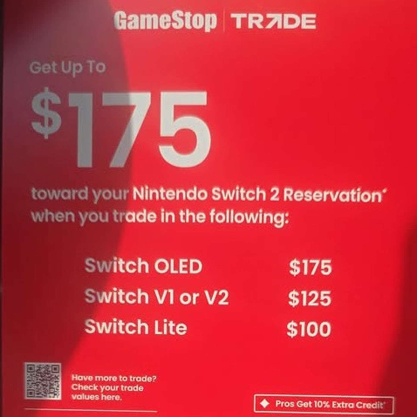 Nintendo switch 2 trade-in deals gamestop