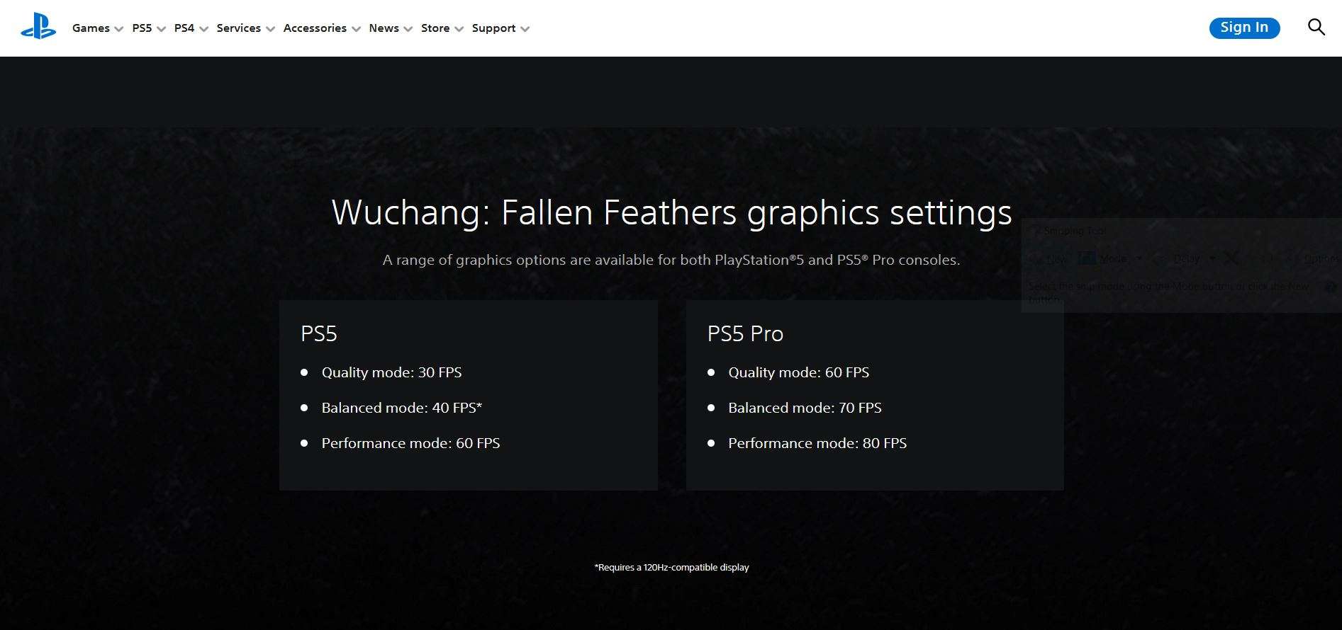 Wuchang fallen feathers ps5 pro performance