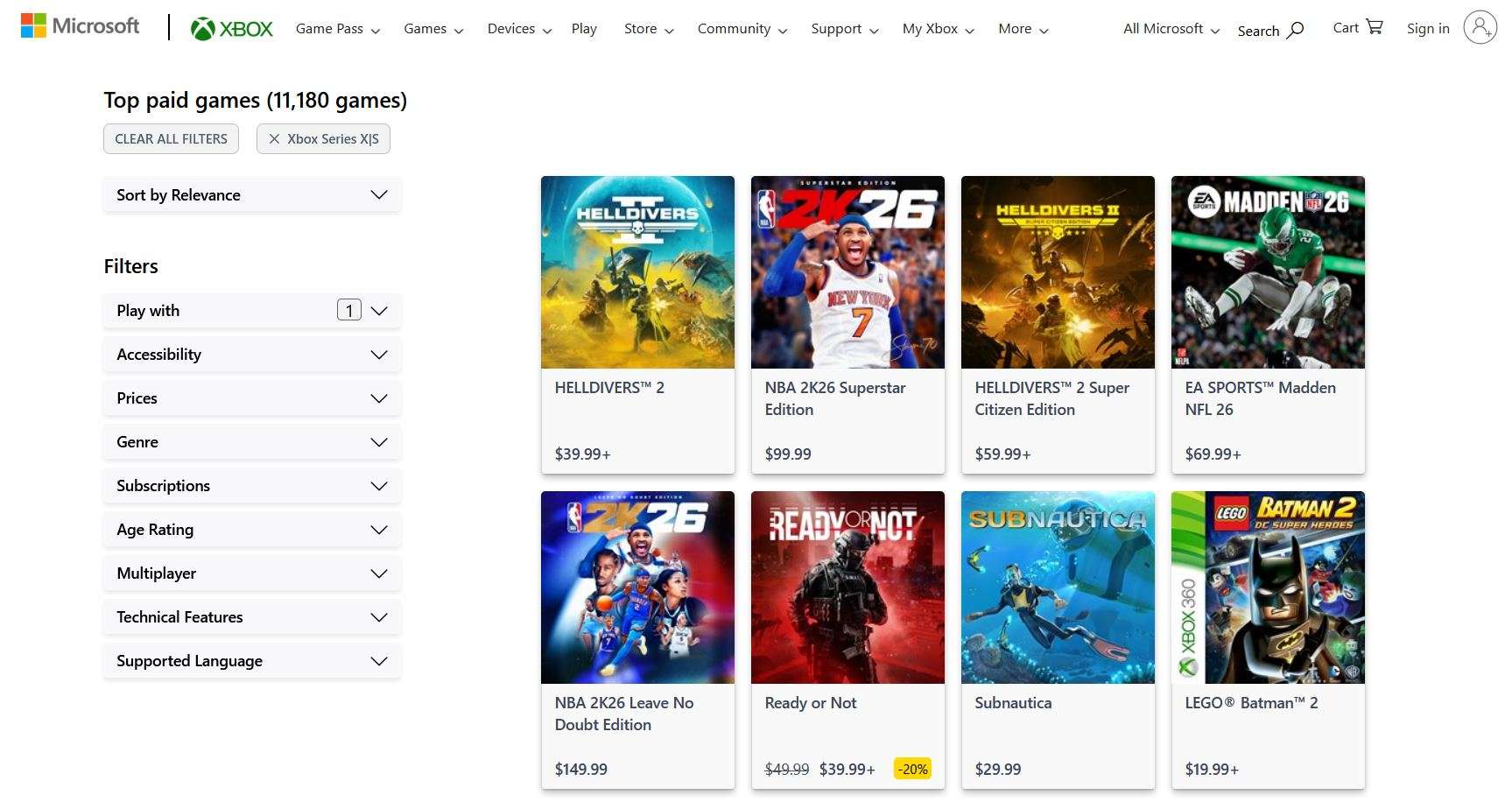 Helldivers 2 xbox store