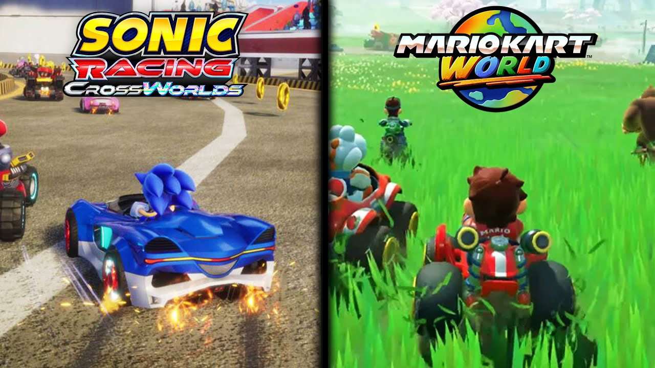 Mario kart world sonic racing crossworlds
