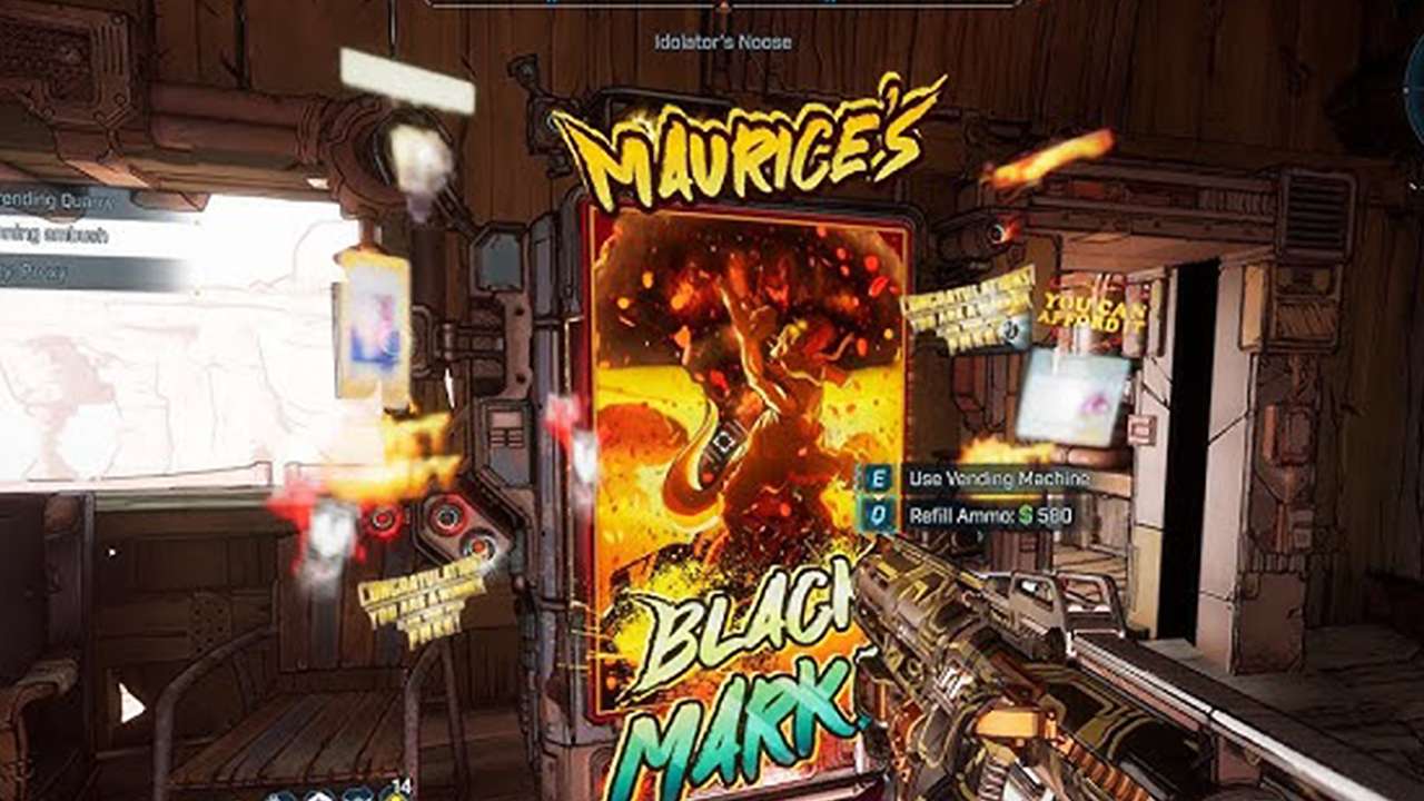 Borderlands black market vendor location