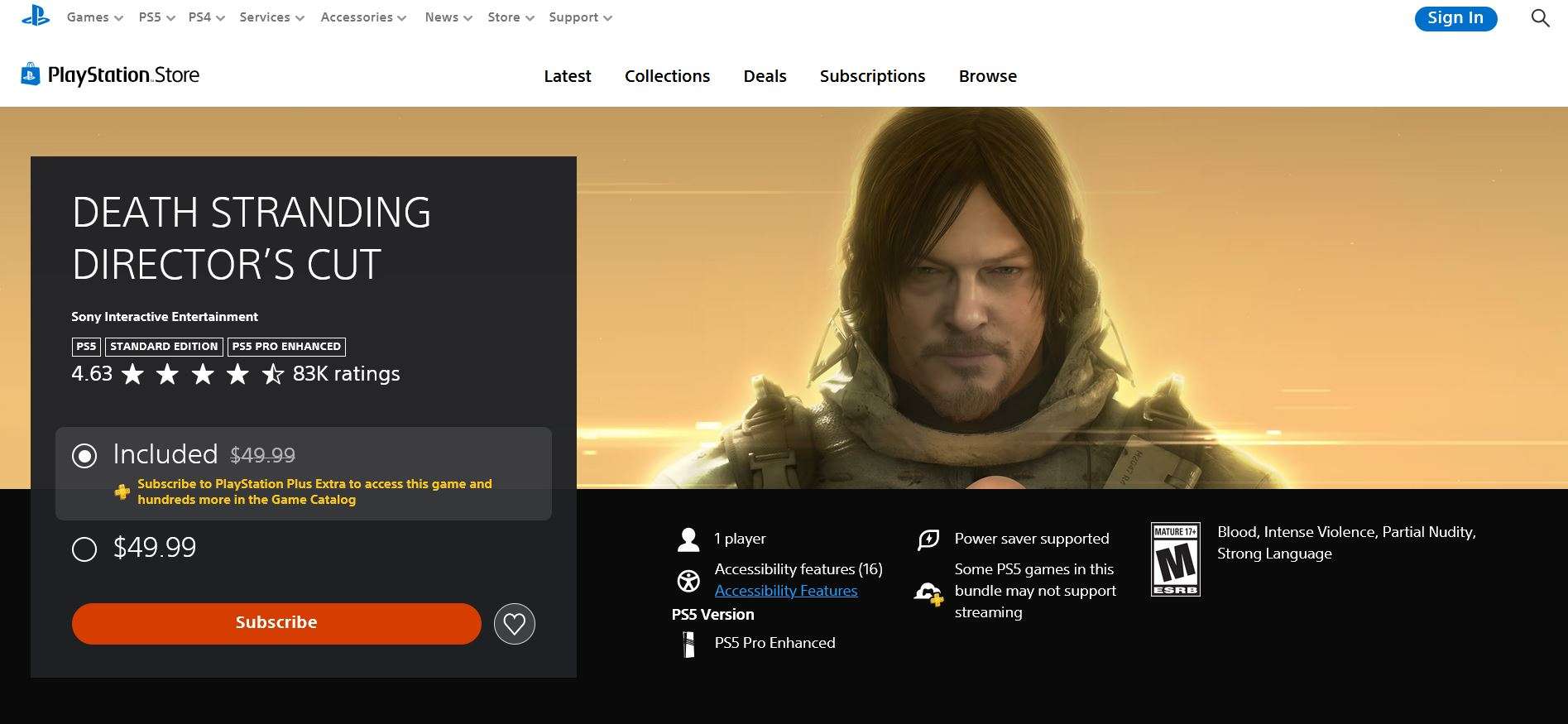 Death stranding ps5 pro