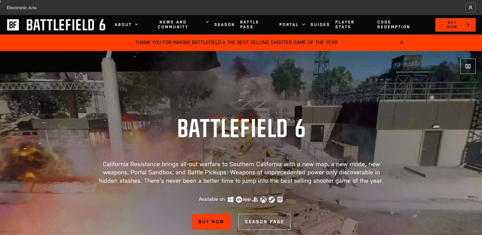 Battlefield 6 best-selling shooter