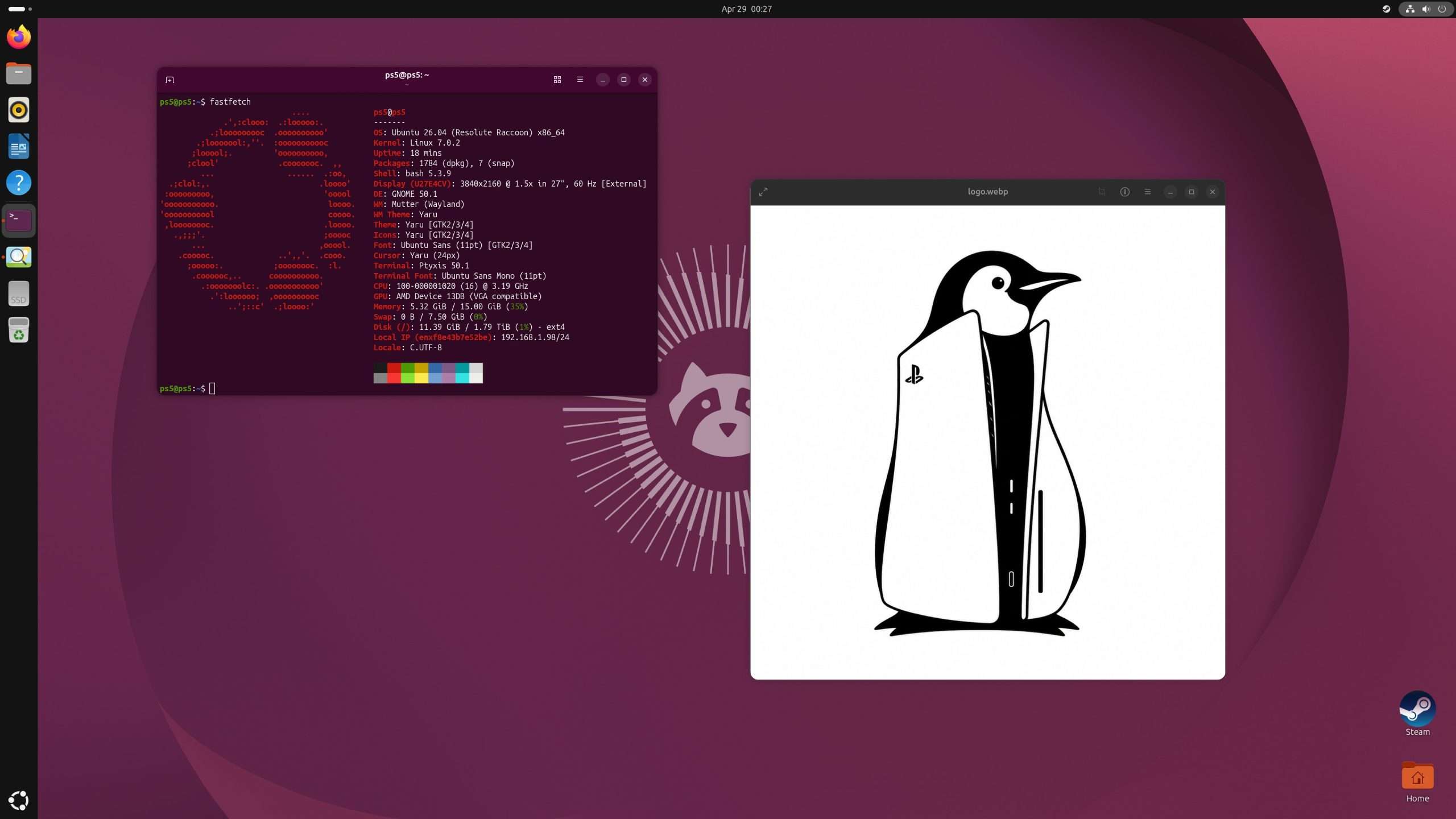 Ps5 linux steam machine