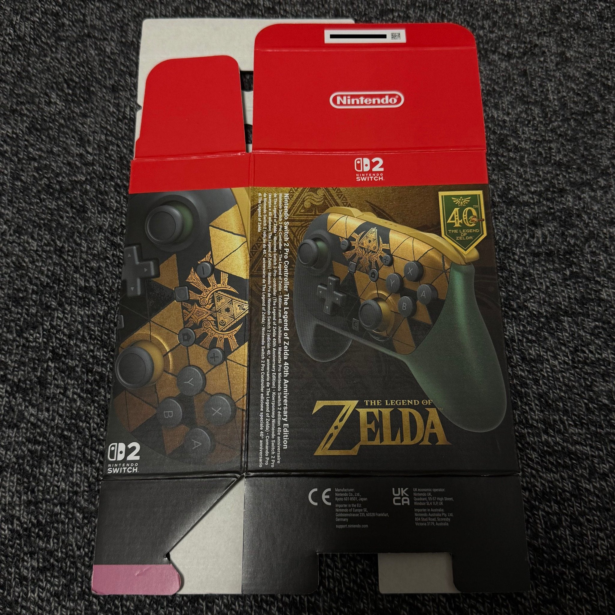 Zelda switch 2 pro controller