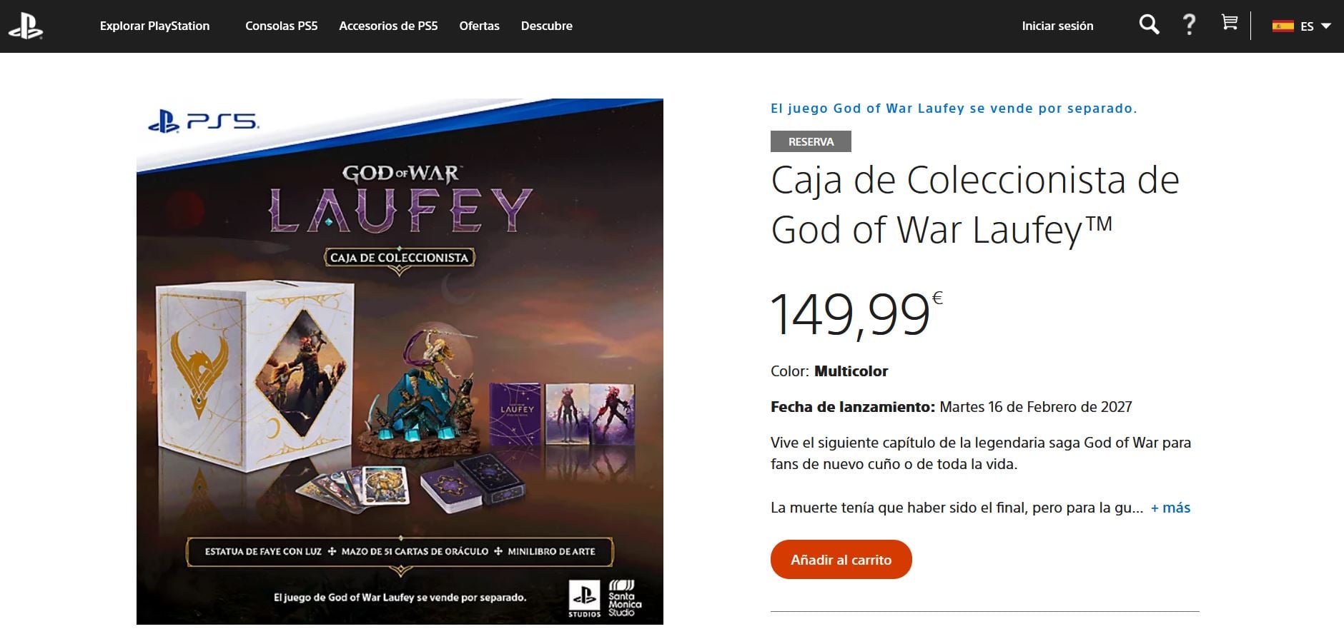 God of war laufey collector's box