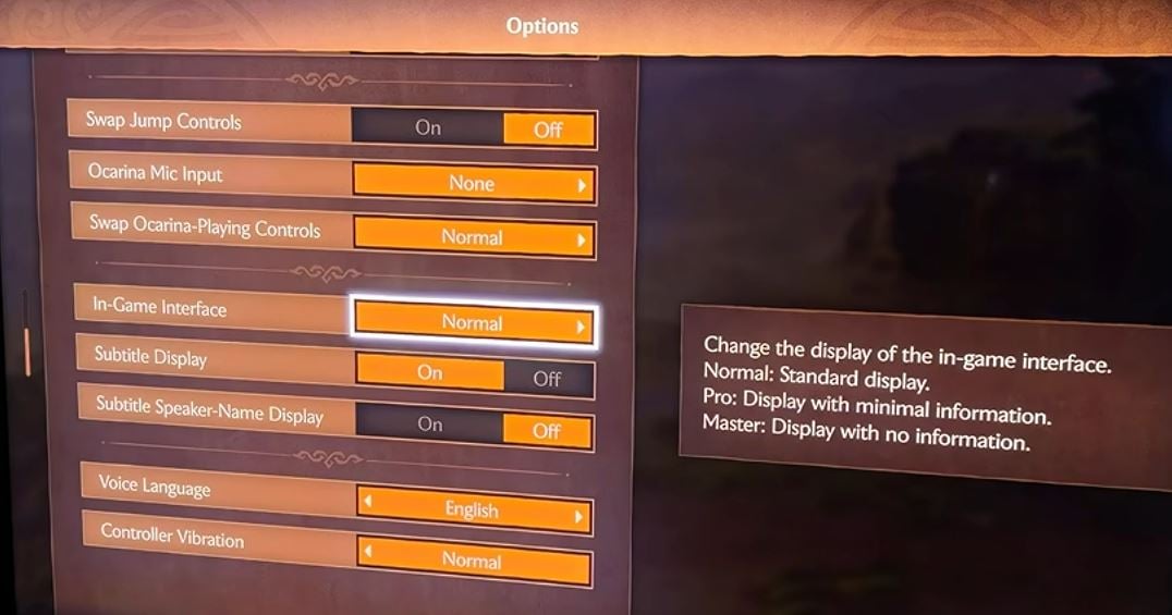 Zelda ocarina of time remake ui